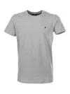 Dondup T-shirt Grigia Stretch In Jersey In Gray