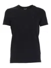 Dondup Basic T-shirt In Black In Black