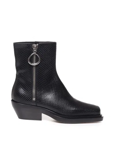 DONDUP CAMPEROS IN PYTHON EFFECT LEATHER