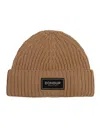 Dondup Logo-patch Beanie Hat In Brown
