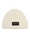 Dondup Logo-patch Beanie Hat In White