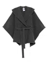 Dondup Belted Jacket In Gray