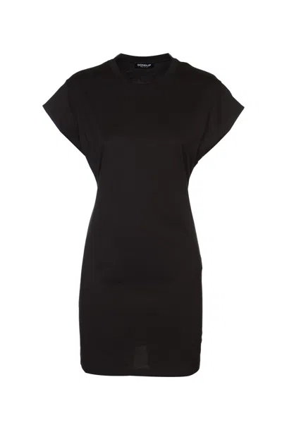 DONDUP CAPPED SLEEVE DRESS