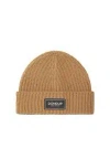 Dondup Ribbed Knit Beanie In Cammello