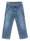 Dondup Cargo-pocket Jeans In Blue