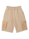 Dondup Cargo-pocket Elasticated Shorts In Brown
