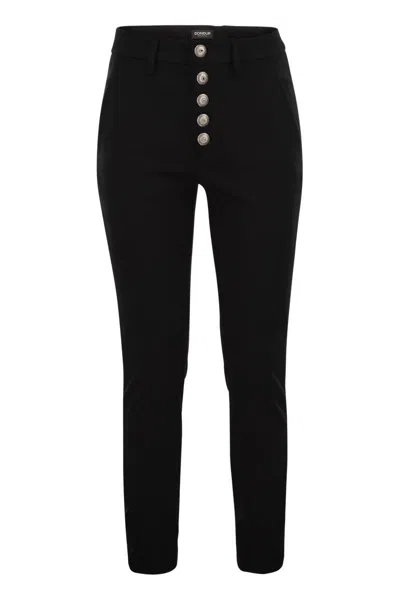DONDUP DONDUP CARMEN - SLIM TROUSERS