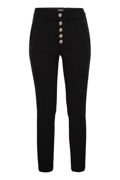 DONDUP DONDUP CARMEN - SLIM TROUSERS