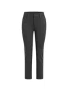 Dondup Carmen Herringbone-pattern Trousers In Gray