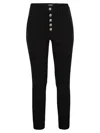 Dondup Black Carmen Slim Chino Trousers