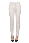 Dondup Carmen Trousers In Cream