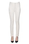 Dondup Carmen Trousers In Cream