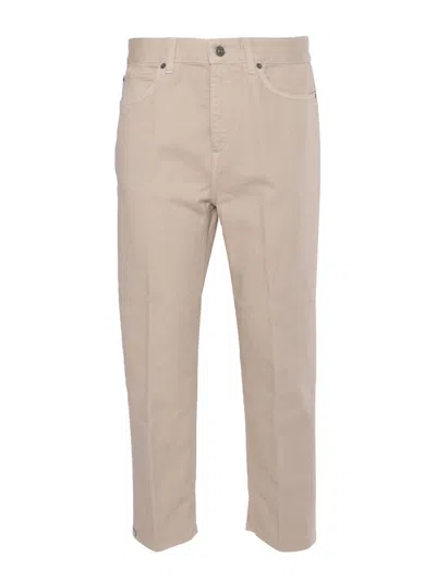 Dondup Carrie Straight Cropped Leg Jeans In Grey