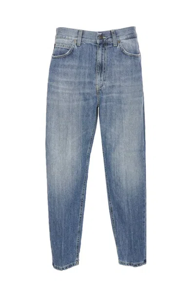 Dondup Carrie Tapered Leg Jeans In Blue