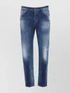 Dondup Carrot Fit Trousers Faded Effect