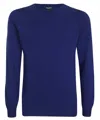 Dondup Long-sleeved Pullover In Blue