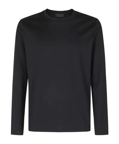 Dondup Casual Crew-neck T-shirt In Black