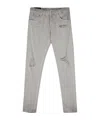 Dondup Dian Ripped Tapered Jeans In Gray