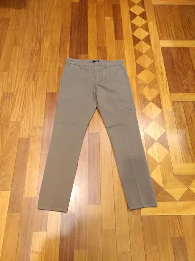 Dondup Casual Pants With Belt Loops In Brown
