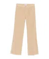 Dondup Beige Jeans With Flared Leg In Neutral