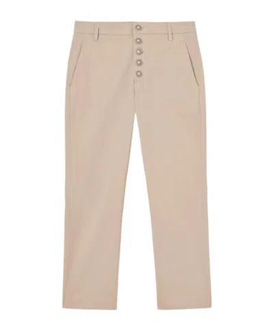 Dondup Casual Trousers With Belt Loops In Brown
