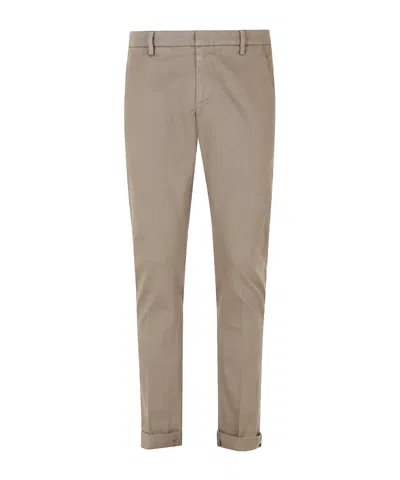 Dondup Casual Trousers With Belt Loops In Brown
