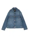 Dondup Chest-pockets Denim Jacket In 蓝色