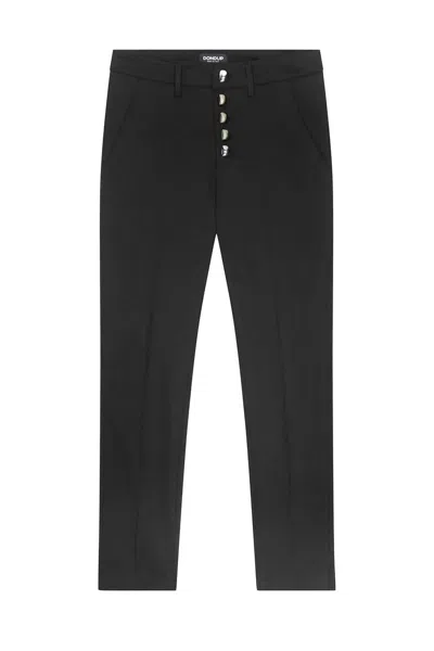 Dondup Chic High-waisted Jeans For Women In Black