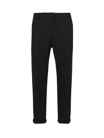 Dondup Chino Perfect Trousers In Black