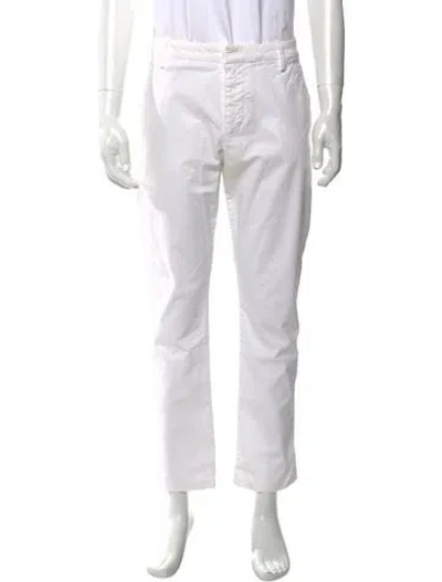 Pre-owned Dondup Chinos In White