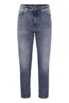 Dondup Cindy - Regular Stretch Denim Jeans In Denim