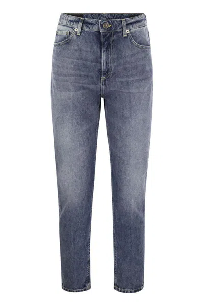 DONDUP DONDUP CINDY - REGULAR STRETCH DENIM JEANS