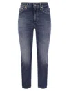 Dondup Cindy - Regular Stretch Denim Jeans In Denim