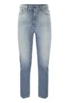 Dondup Cindy - Regular Stretch Denim Jeans In Blue