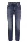 Dondup Cindy - Regular Stretch Denim Jeans In Navy