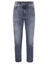 Dondup Cindy - Regular Stretch Denim Jeans In Denim