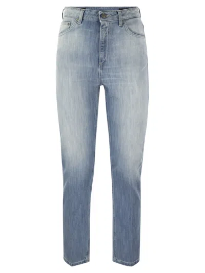 Dondup Cindy - Regular Stretch Denim Jeans In Blue