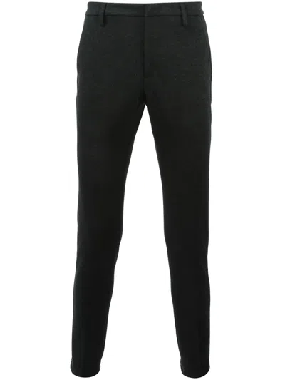Dondup Slim Fit Chino Pants With Pockets And Belt Loops In Black