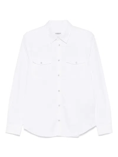 Dondup Classic-collar Shirt In White