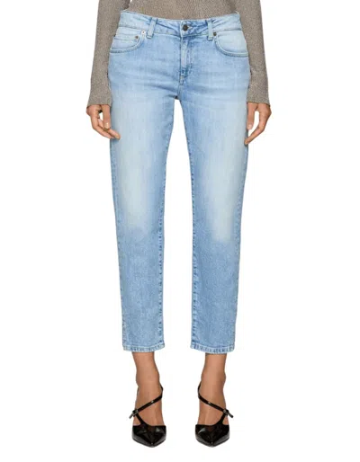 Dondup Classic Straight-leg  Denim Jeans With Subtle Stitching