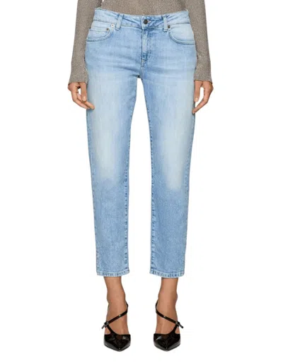Dondup Classic Straight-leg  Denim Jeans With Subtle Stitching