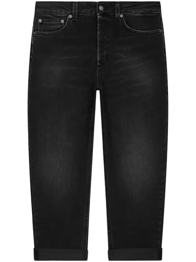 Dondup Classic Tailored Trousers With Straight-leg Cut In Animal Print