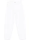 Dondup Classic White Jeans With Concealed Fly And Timeless Design
