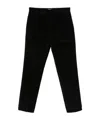 Dondup Corduroy Finish Black Jeans In Black