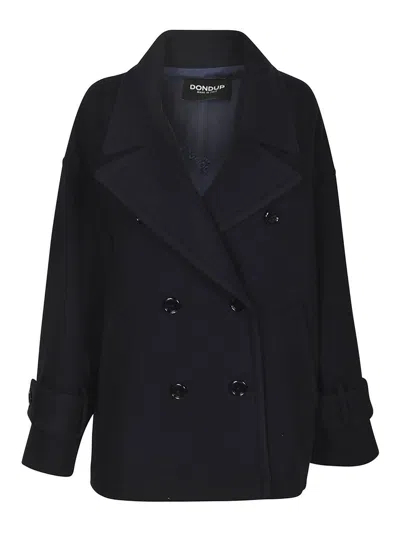 Dondup Coat In Black