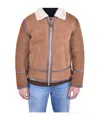 Dondup Zip-up Leather Jacket In Brown