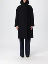 Dondup Coat  Woman Color Black In Black