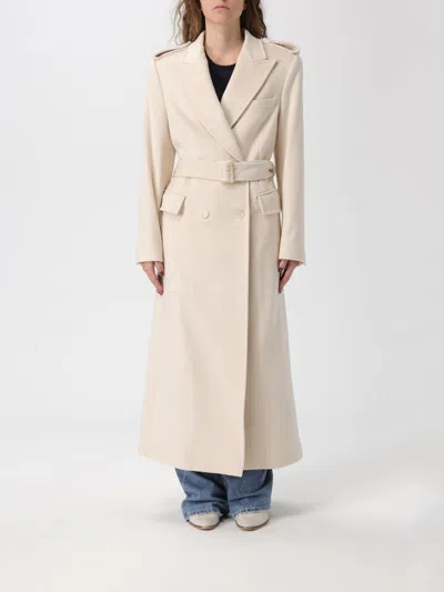 Dondup Coat  Woman Color Cream In Gold