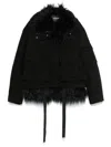 Dondup Denim Jacket In Black
