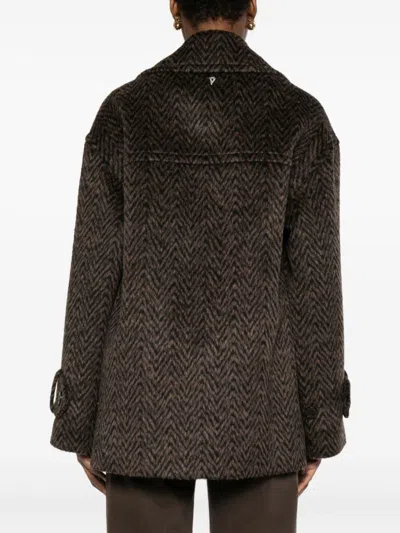 Dondup Coats In Brown